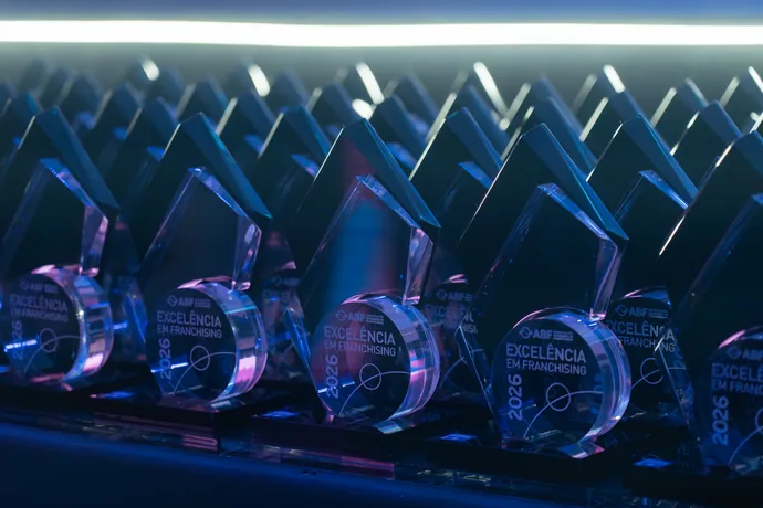 Troféus de Excelência em Franchising na cerimônia da ABF